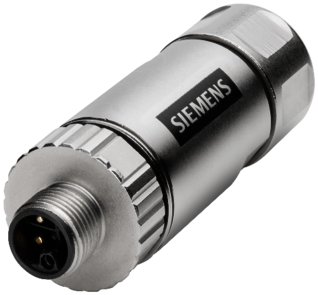 SIEMENS - Power M12 Plug PRO, avec départ de câble axial, codage L