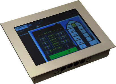 LOYTEC - LVIS-3ME15-A1, touch panel, aluminum frame, resistive touch, 15"