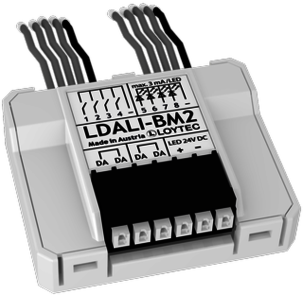 LOYTEC - LDALI-BM2, Quadruple DALI pushbutton coupler