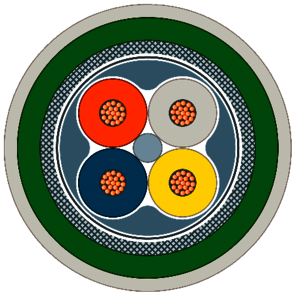 SIEMENS - IE FC TP Robust Food Cable GP 2x2